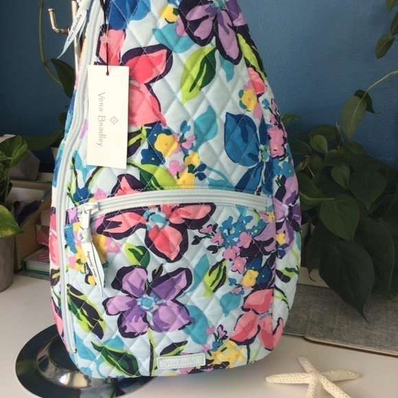 Vera Bradley Marian Floral Essential Sling Backpack main image 5